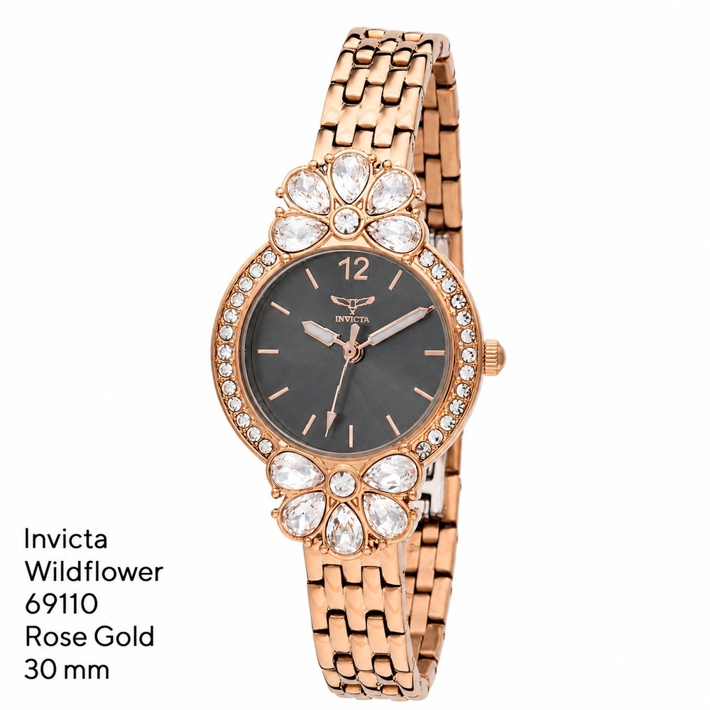 Invicta Wildflower Women's Watch - 30mm, Rose Gold (69110) #320